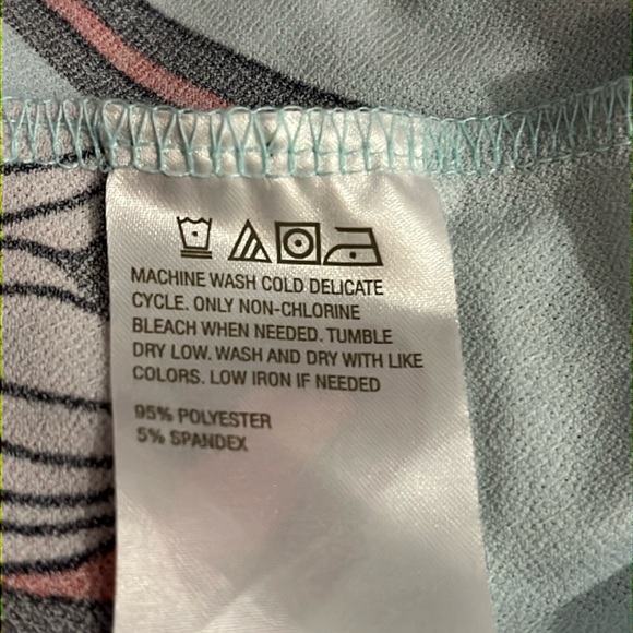 Iman Global Chic Maxi Dress Green Tropical Print Sleeveless NWOT Sz 4X - Picture 13 of 14